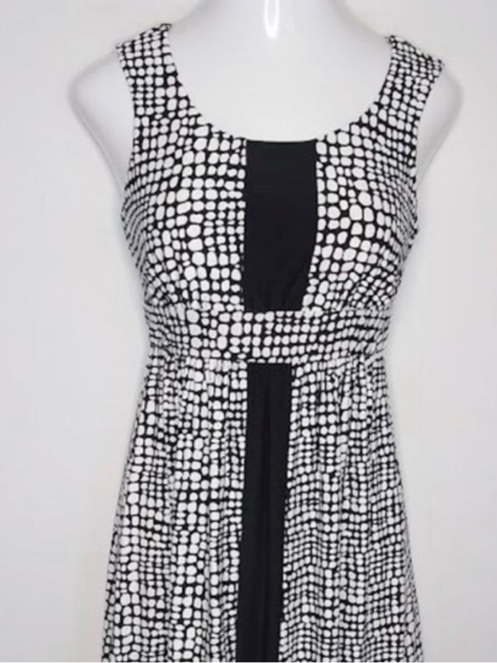 Soma Black & White Pattern Dress – Size Medium
